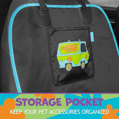 BDK Scooby Doo Dog Car Seat Cover for Front Seat – Dog Seat Protector with Storage Pocket