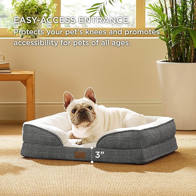 Bedsure Orthopedic Dog Bed for Medium Dogs