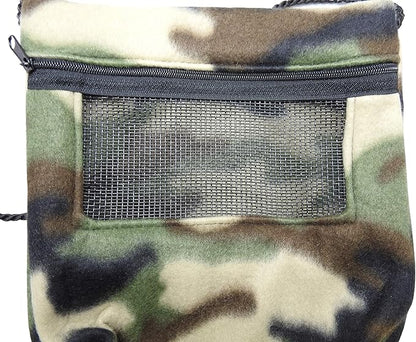 Bonding Carry Pouch for Sugar Gliders and Other Small Pets (Camo)
