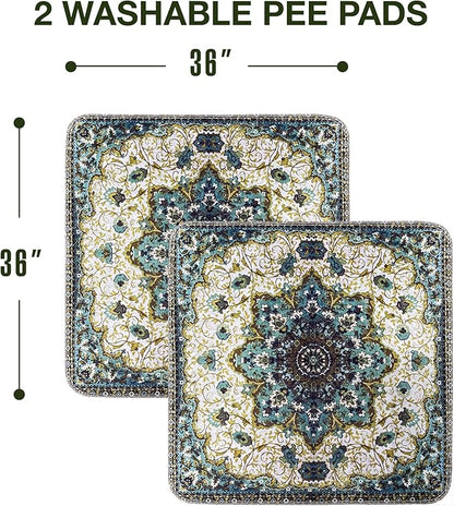 Washable Pee Pads for Dogs 100% Waterproof,