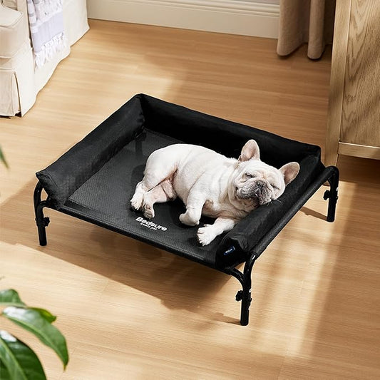 Bedsure Elevated Raised Outdoor Dog Bed 32 inches
