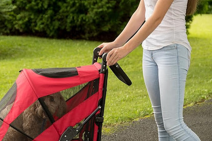Pet Gear NO-Zip Pet Stroller with Dual Entry 1 Model, 4 Colors