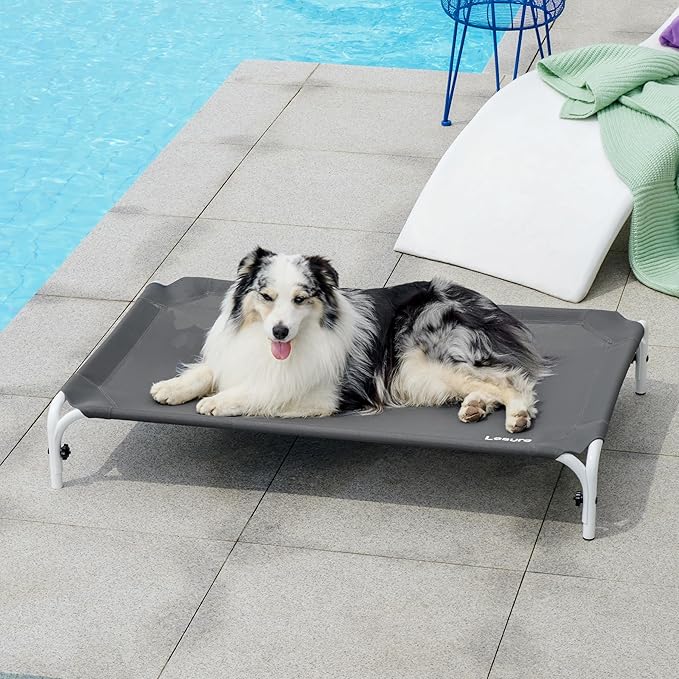 Lesure Elevated Raised Outdoor Dog Bed 49"