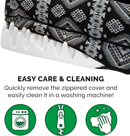 Furhaven Orthopedic Dog Bed for Large/Medium Dogs w/ Removable Bolsters & Washable Cover 55 lbs