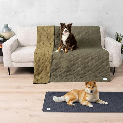 PetAmi Waterproof Couch Cover for Dogs 30x70 Green