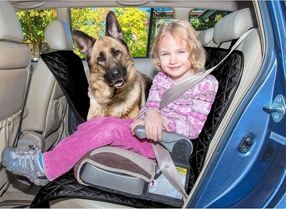 Furhaven Universal Water-Resistant Quilted Hammock-Style Backseat or Cargo Area Protector