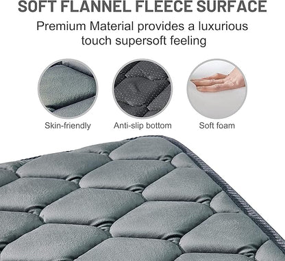 Dog Crate Mats Dogs(23x17,Grey)