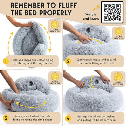 PetJett Calming Dog Bed 36'' Fits 100 lbs