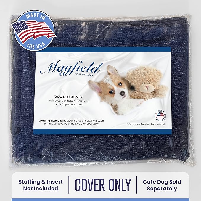 Mayfield Denim Medium Dog Bed Cover