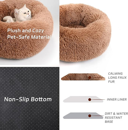 Calming Dog Bed for Large Cats and Dogs 23.5'')