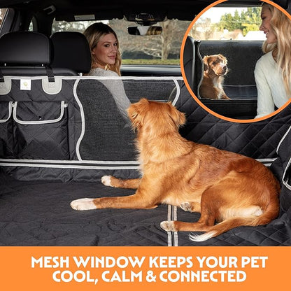 Dog Seat Cover 60/40 Split 4 in 1 Front