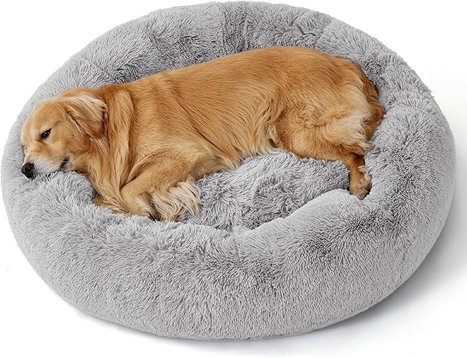 Bedsure Calming Dog Bed for Extra Large Dogs 45 inches 125 lbs