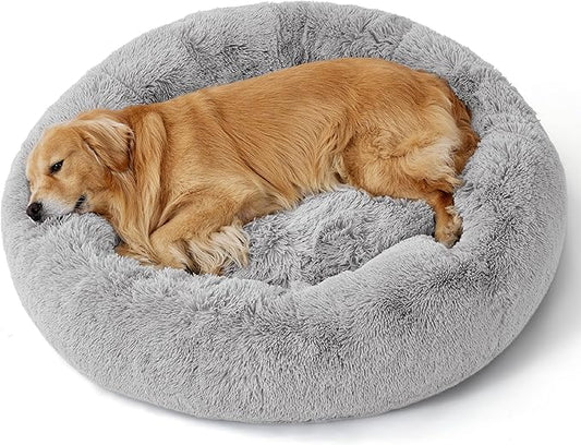Bedsure Calming Dog Bed for Extra Large Dogs 45 inches 125 lbs