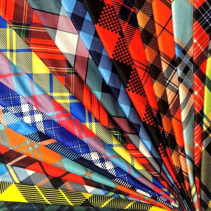 XPUDAC 100 Pcs Dog Bandanas Bulk Plaid Dog