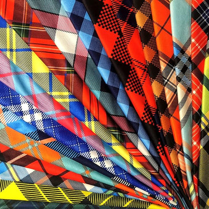 XPUDAC 100 Pcs Dog Bandanas Bulk Plaid Dog