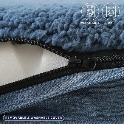 DaysU Dog Bed for Extra Large Dogs 100 Ibs, 44x32x3in