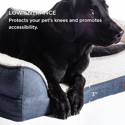 Bedsure Memory Foam Dog Bed for Large Dogs