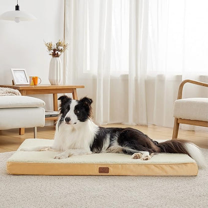 Bedsure Extra Large Dog Bed for Large Dogs 100lbs, Spicy