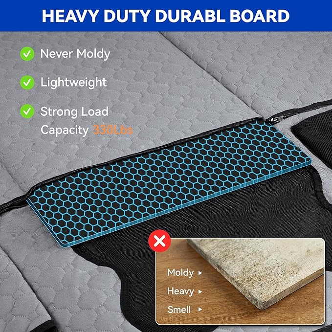 Rengue Back Seat Extender for Trucks Full Size SUV F150, RAM1500,