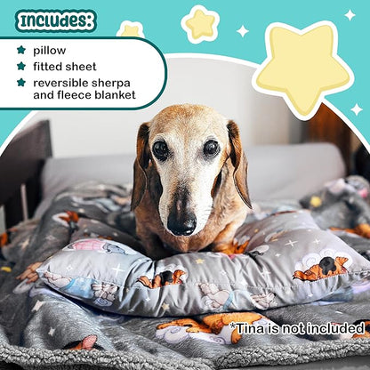 Bedding Set- Bedside Pet Bed Cosleeper- Dog Bed