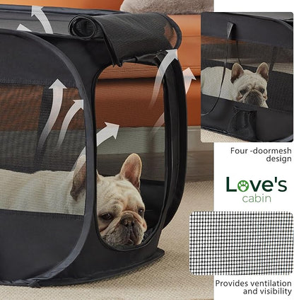 Love's cabin 36in Portable Upgrade Large Dog Bed