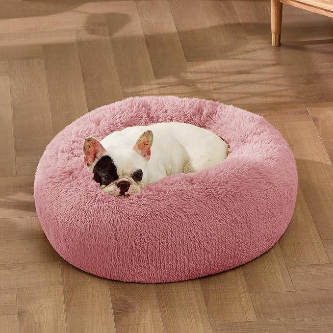 Bedsure Calming Dog Bed for Small Dogs 23 inches 25 lbs