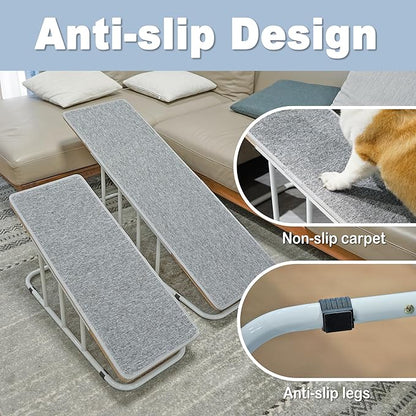 Meeyoview Dog Ramp for 22'' High Bed 22'' High)