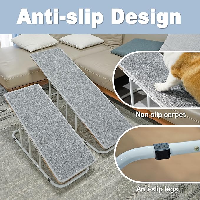 Meeyoview Dog Ramp for 16'' High Couch 16'' High)