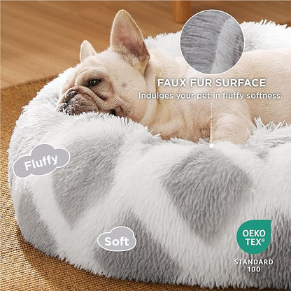 Bedsure Calming Dog Bed for Small Dogs 23 inches 25 lbs