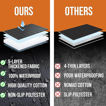 ASHLEY MADDEN Premium Back Seat Extender 100% Waterproof