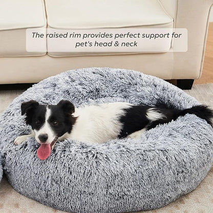 Calming Donut Dog Beds for Large Size Dog and Medium Size Dog 36")
