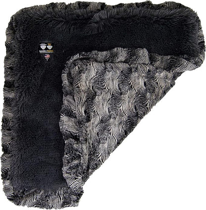 Bessie and Barnie Arctic Seal/Wolfhound Grey Luxury Shag Ultra Plush Faux Fur Pet