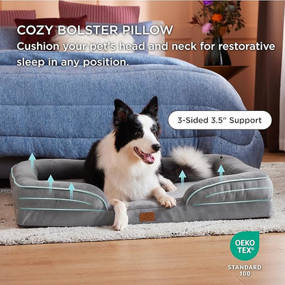 Bedsure Orthopedic Dog Bed for Large Dogs