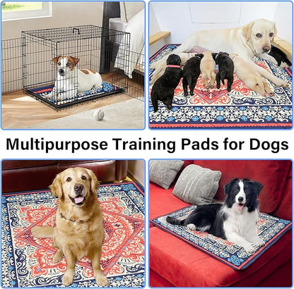 Washable Pee Pads for Dogs- 2 Packs Super 100% Waterproof 36''x36''