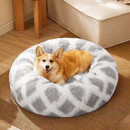 Bedsure Calming Dog Bed for Medium Dogs 30 inches 45 lbs