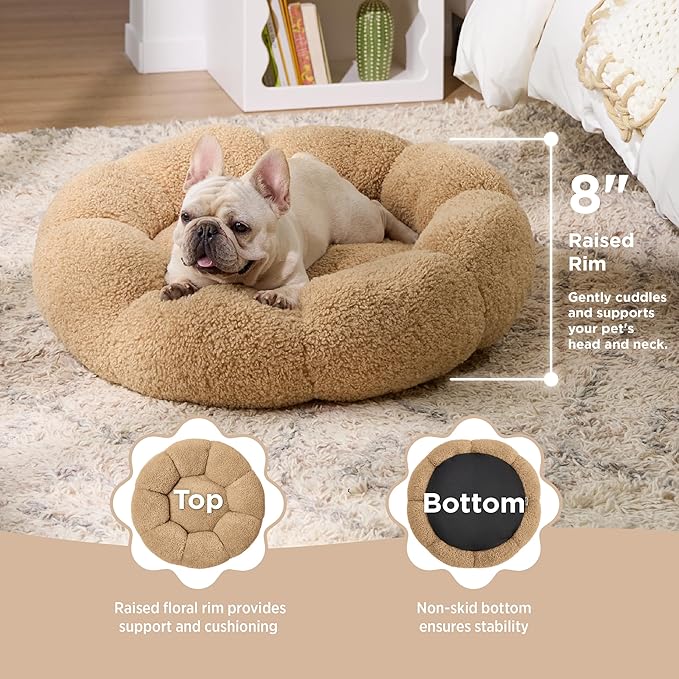 Lesure Calming Medium Dog Bed 45 lbs, 30"