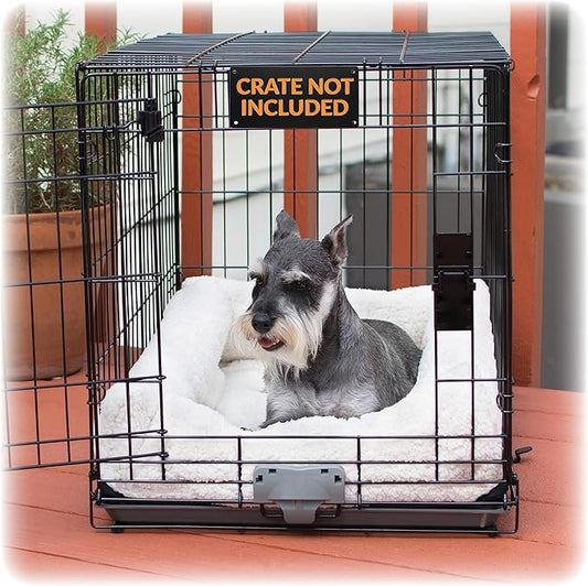 K&H Pet Products Ultra Plush Deluxe Bolster Dog Crate Pad