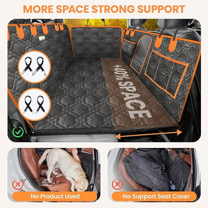 Dog Backseat Extender Hard Bottom