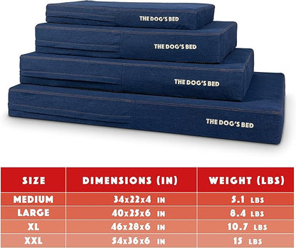 The Dog’s Bed Orthopedic Memory Foam Dog Bed 46x28, Pain