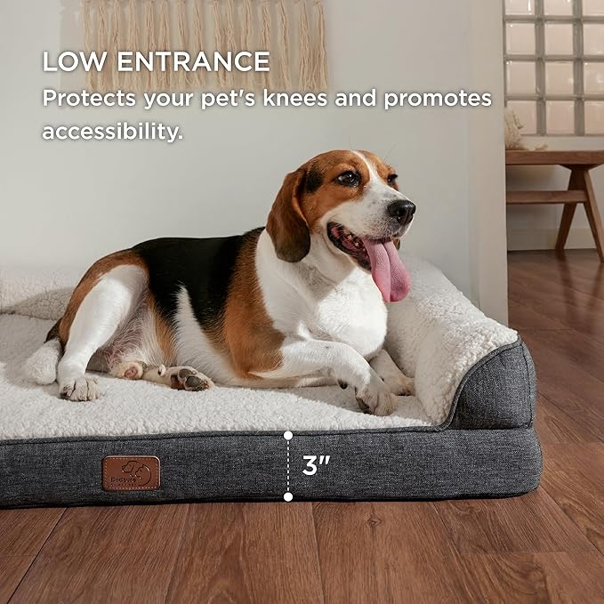 Bedsure Memory Foam Dog Bed for Extra Large Dogs