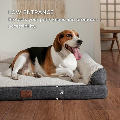 Bedsure Memory Foam Dog Bed for Extra Large Dogs