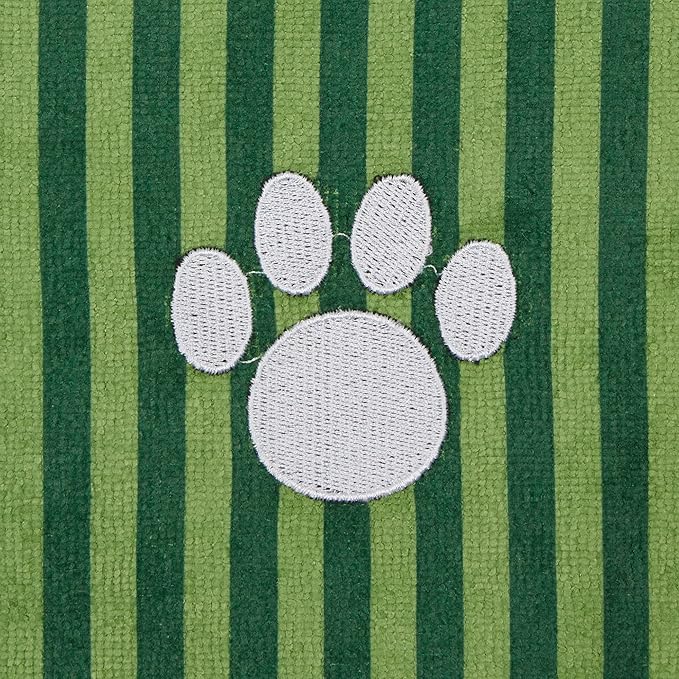 Bone Dry Pet Grooming Towel Collection Absorbent Microfiber X-Large 41x23.5", Striped