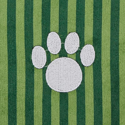 Bone Dry Pet Grooming Towel Collection Absorbent Microfiber X-Large 41x23.5", Striped