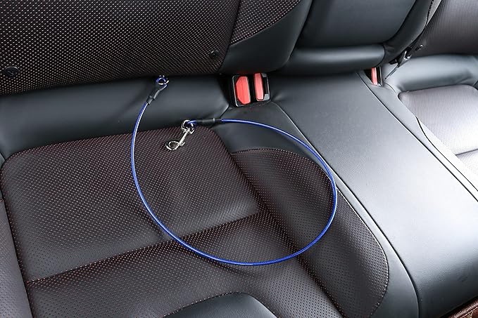 Mogoko Pet Dog Car Seat Belt Restraint Lead-16 Inch
