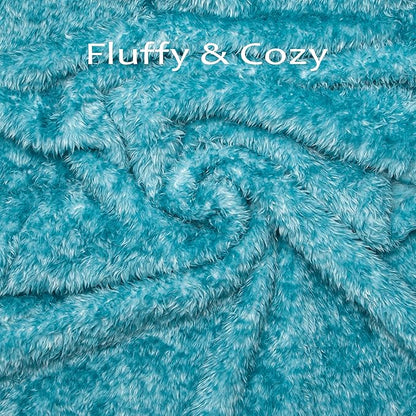 MACEVIA Fluffy Fleece Dog Blankets (29x40 Inch,