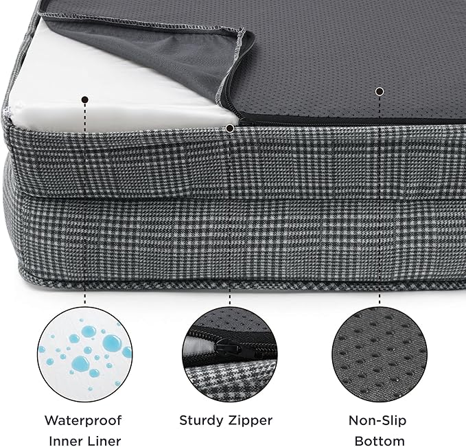 Bedsure Orthopedic Dog Bed for Medium Dogs