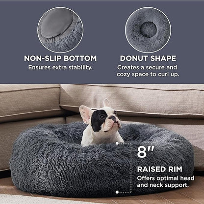 Bedsure Calming Dog Bed for Medium Dogs 30 inches 45 lbs