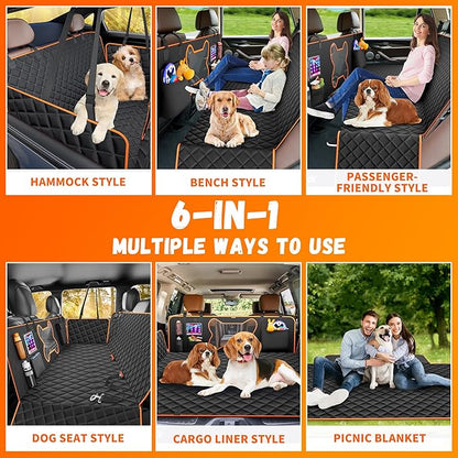 Dog Seat Cover for Car Back Seat