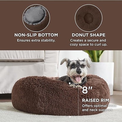 Bedsure Calming Dog Bed for Small Dogs 23 inches 25 lbs