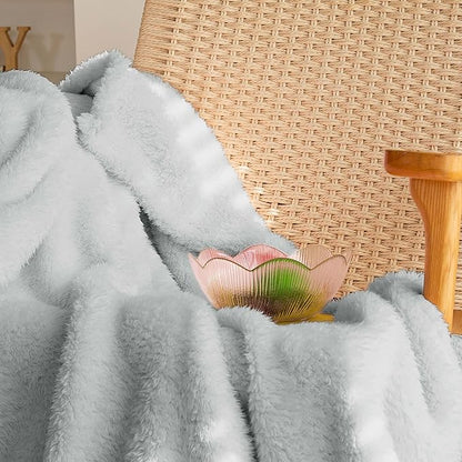 PETHUR Super Soft Dog Blankets for Large Dogs 40"x60", Light